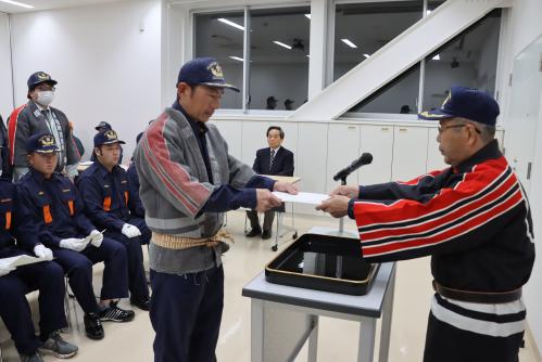幹部辞令交付