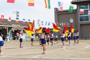 福田保育所 旗の遊戯