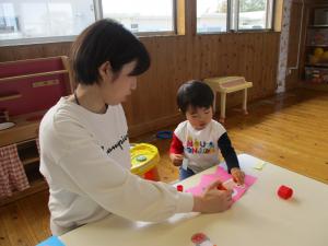 親子でこいのぼり製作