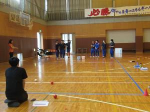 ボッチャ競技体験