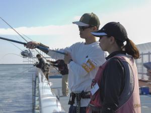 釣り指導④